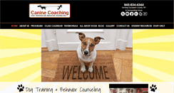 Desktop Screenshot of caninecoaching.com