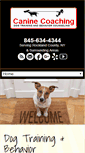 Mobile Screenshot of caninecoaching.com